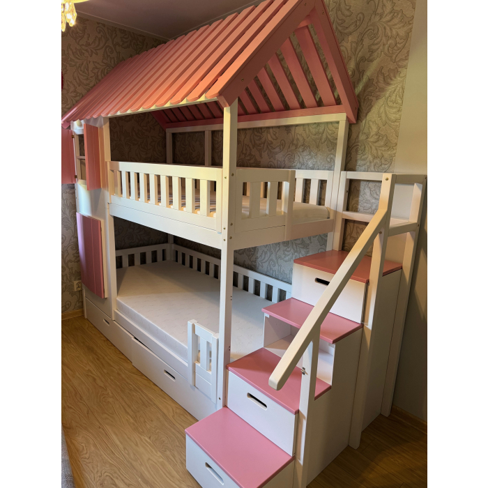 Etagenbett hochbett, stockbett mit Treppe Zurich